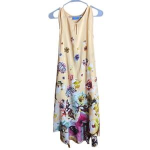 Simply Vera Wang Peach Floral Dress